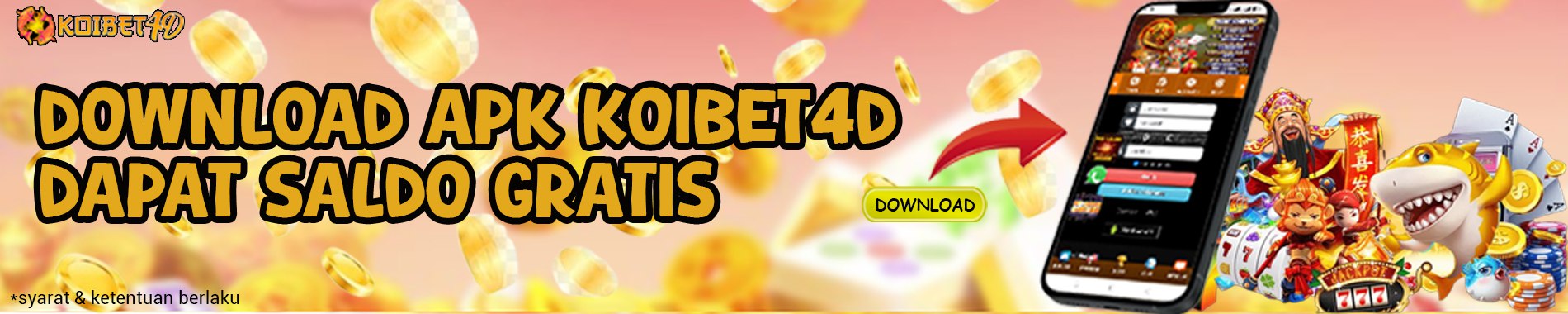  DOWNLOAD APK KOIBET4D 2025